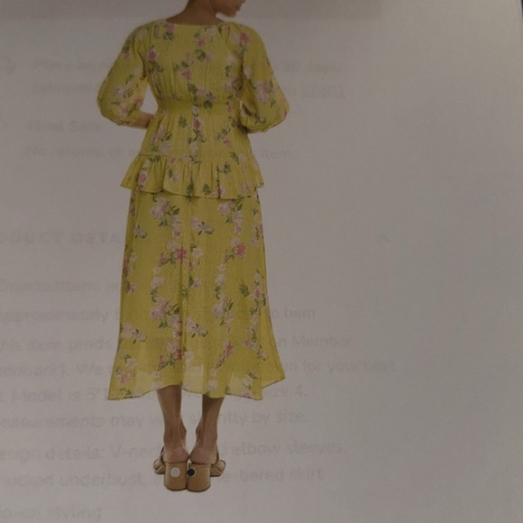 TAYLOR DRESS, MIDI, SIZE 14 - Picture 6 of 10